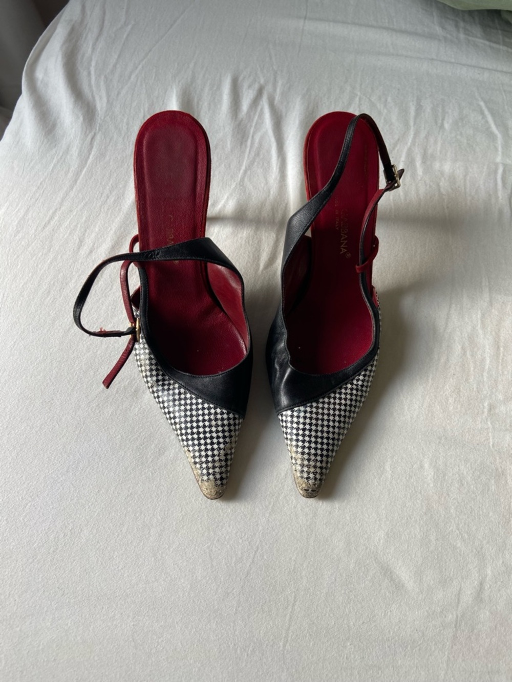 Dolce & Gabbana Houndstooth Heels